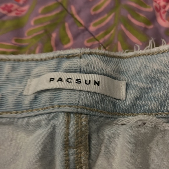 Pacsun high rise shorts light wash - Picture 4 of 5